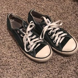 Forest green converse